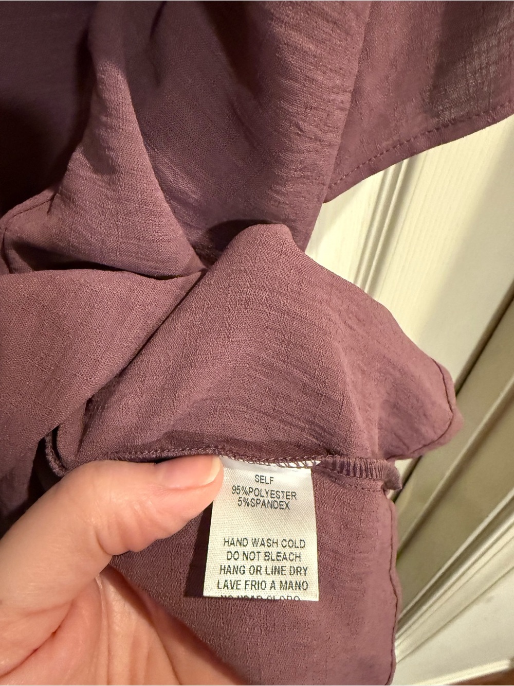 easel Mauve Short-Sleeve Swing Tunic - Picture 7 of 7